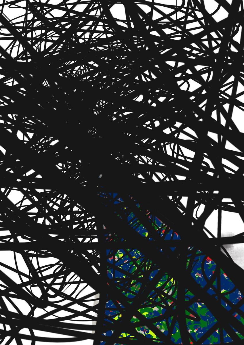 Color behind the Darkness — digital painting by Xelo