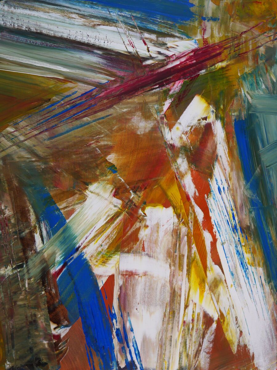 Move through Chaotic Times — acrylic by Xelo