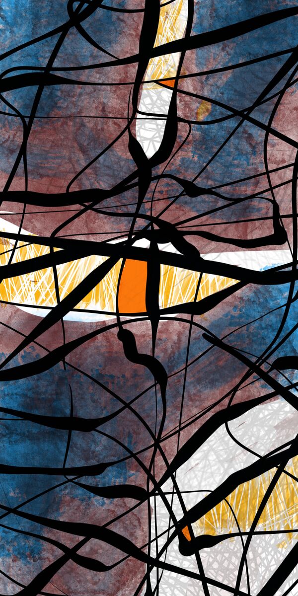 Orange Spot of Hope — digital painting by Xelo