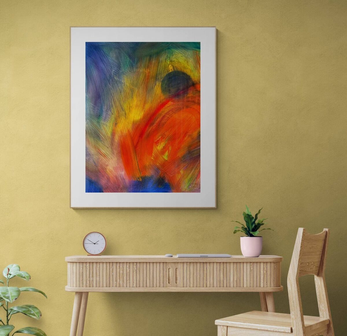Dark Moon in Red — in a room