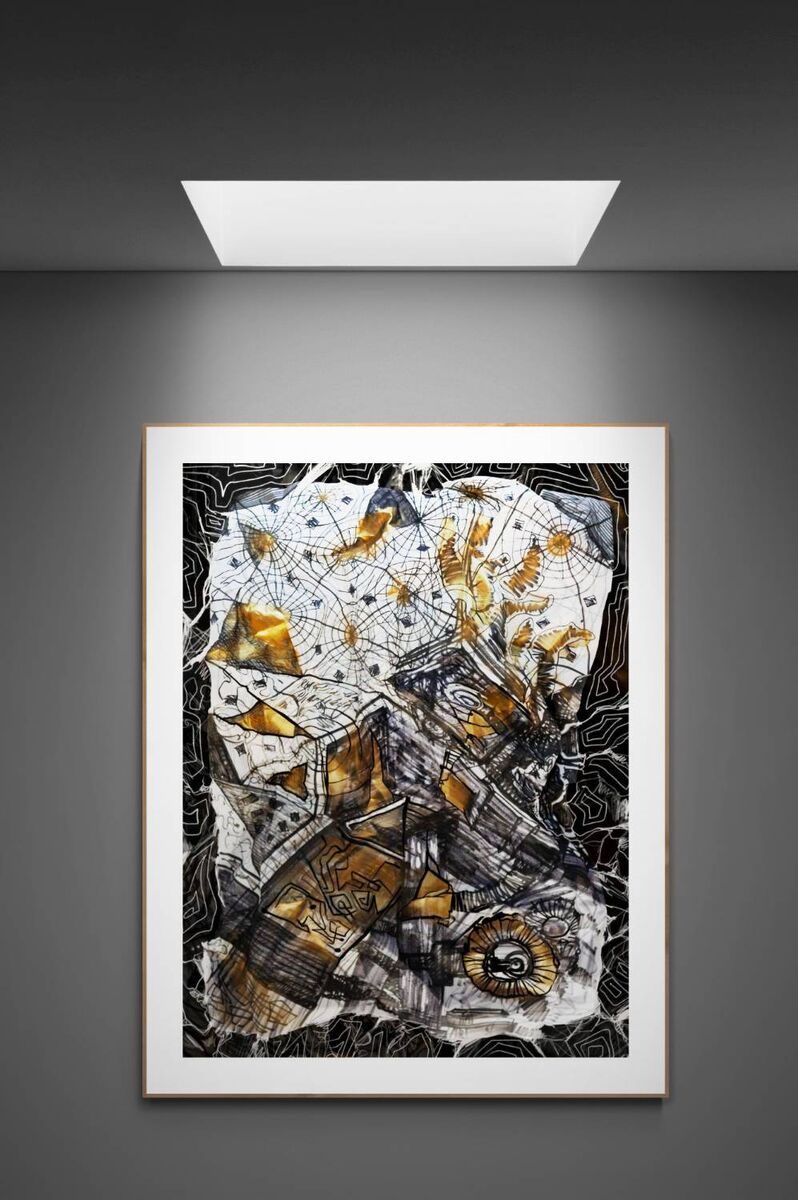 Golden Universe — in a room