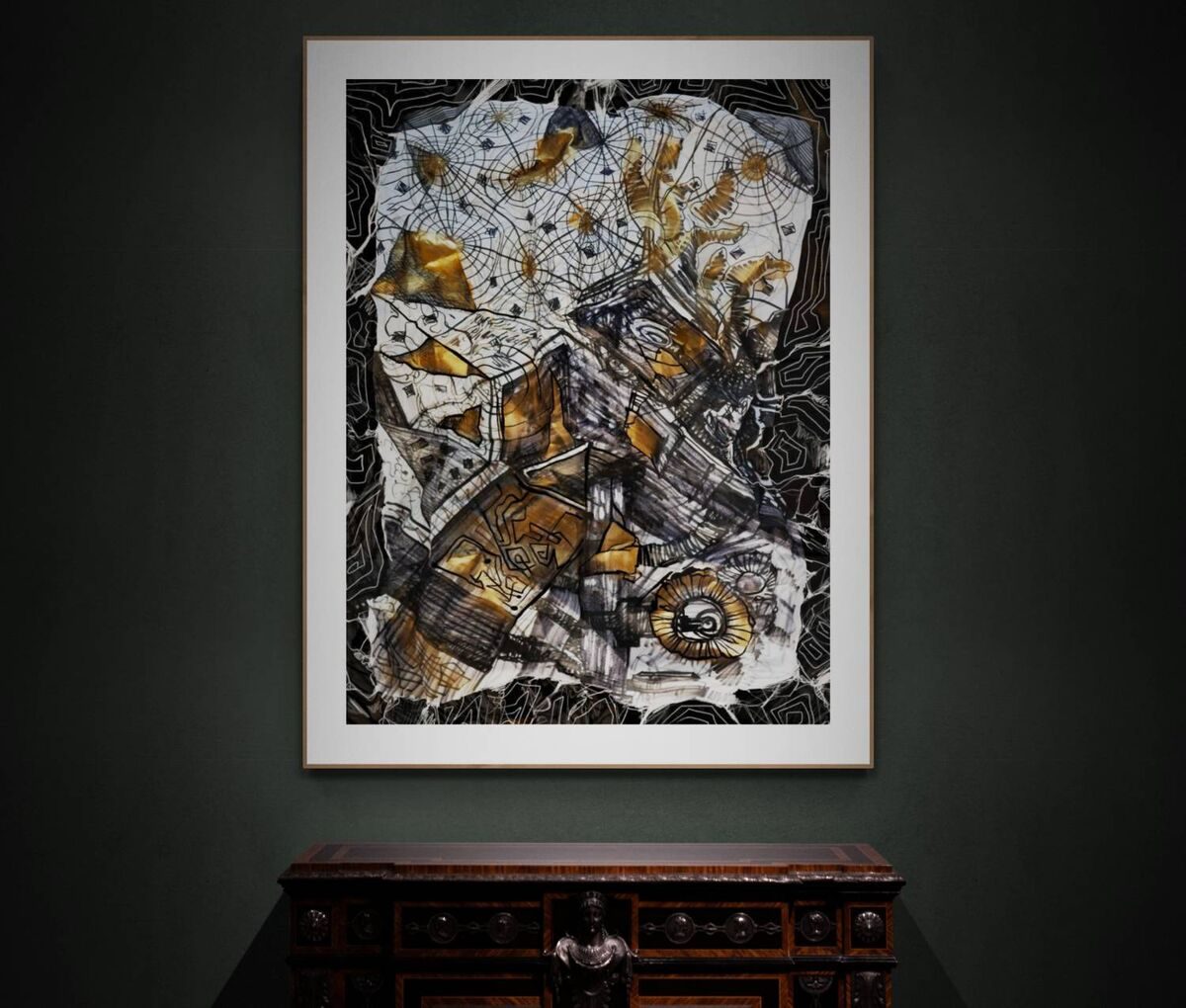 Golden Universe — in a room