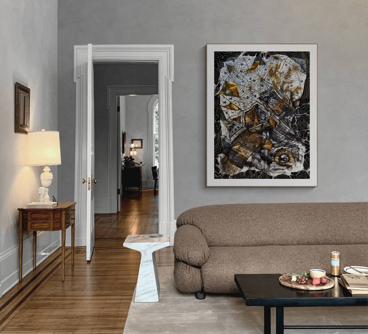 Golden Universe — in a room