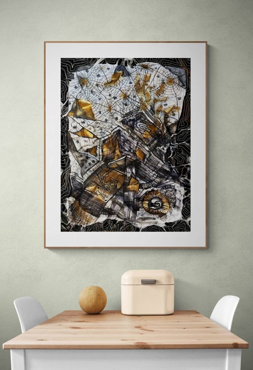 Golden Universe — in a room