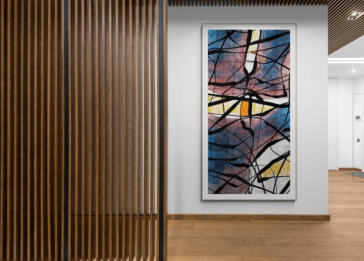 Orange Spot of Hope — in a room