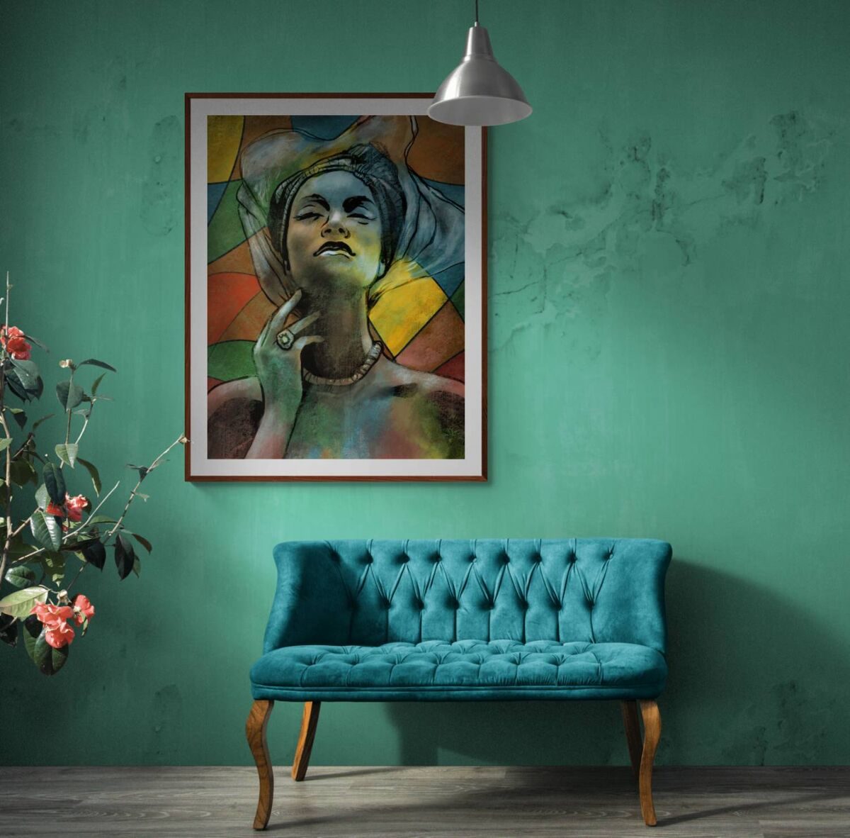 Portrait of a Woman — in a room