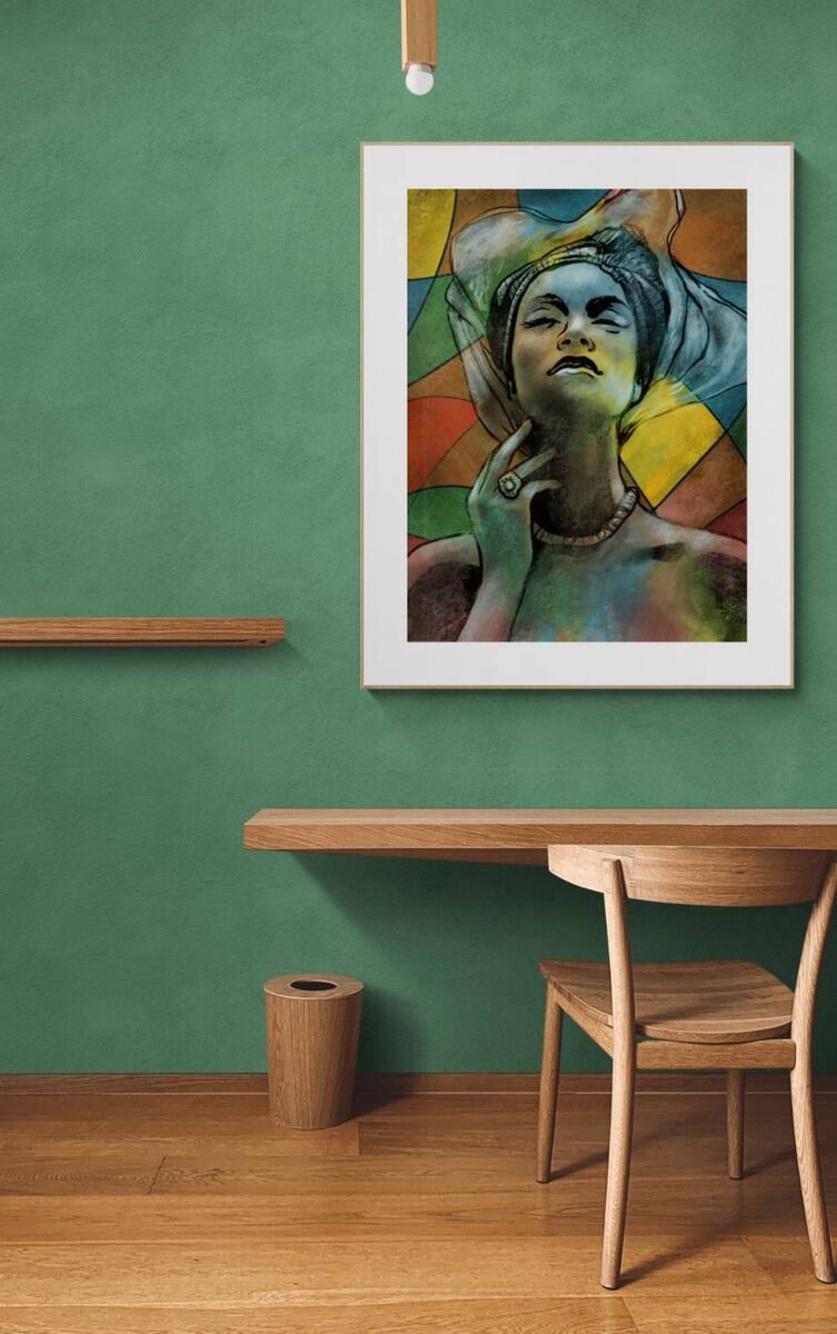 Portrait of a Woman — in a room