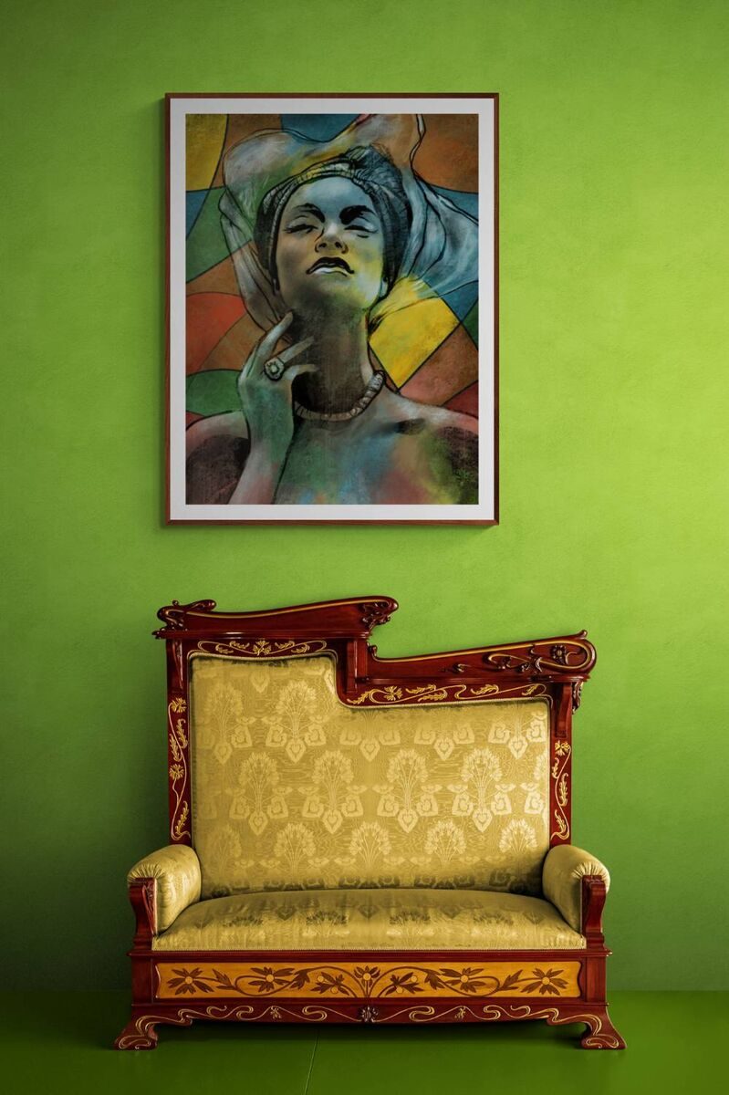 Portrait of a Woman — in a room