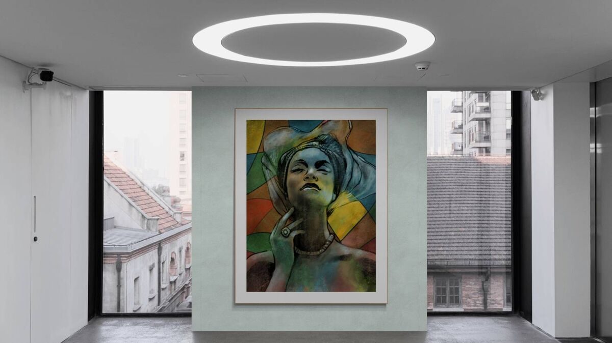 Portrait of a Woman — in a room
