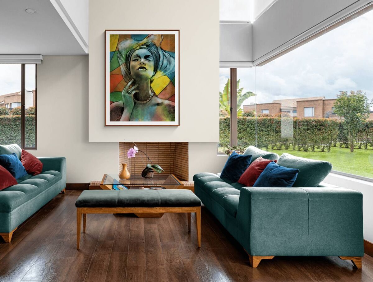 Portrait of a Woman — in a room