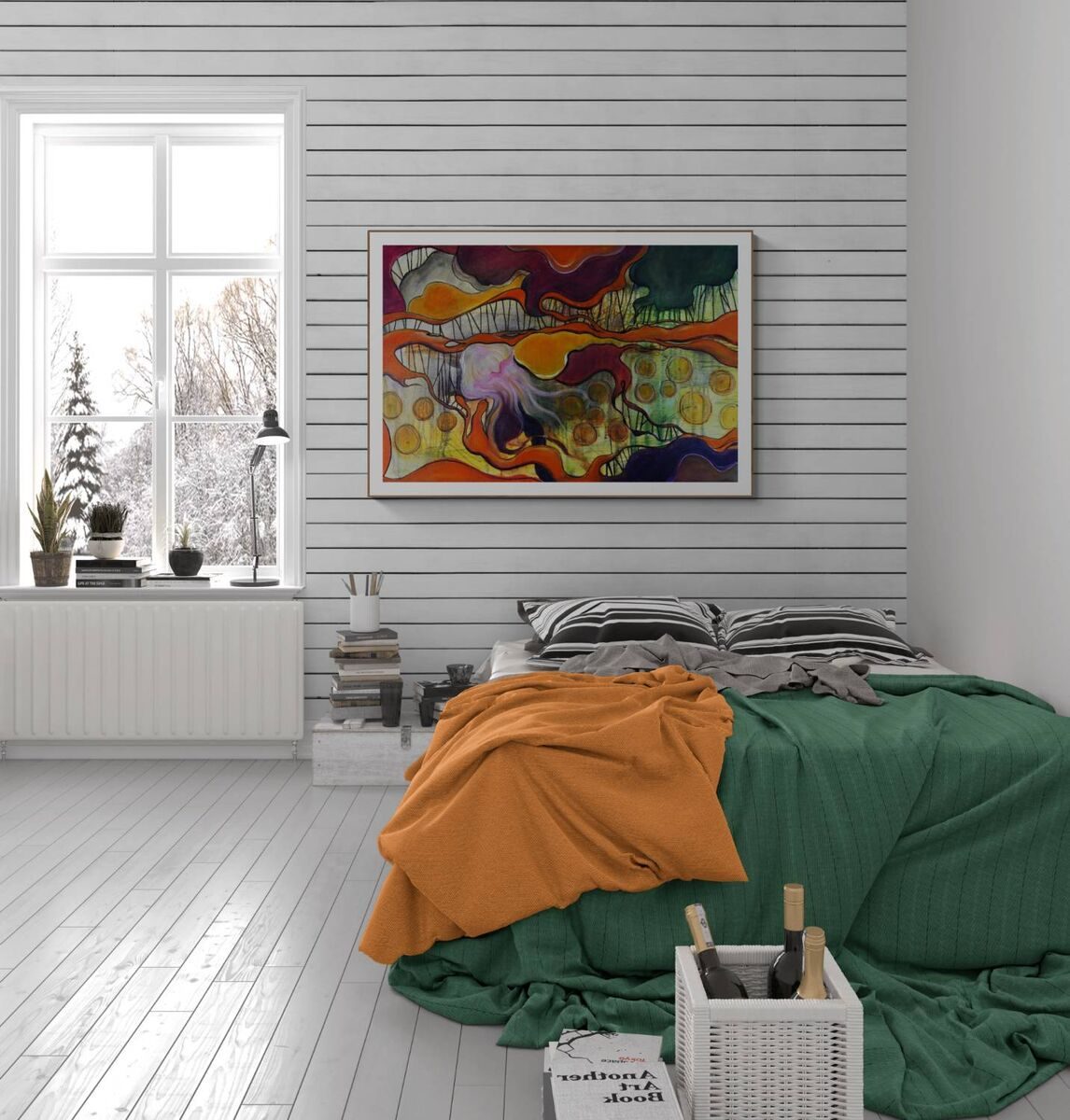 Quallen Flow, Organic Time — in a room