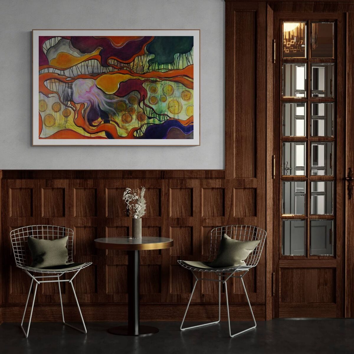 Quallen Flow, Organic Time — in a room